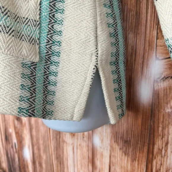 Original Senor Lopez White and Turquoise Baja Beach Hoodie - Picture 5 of 8